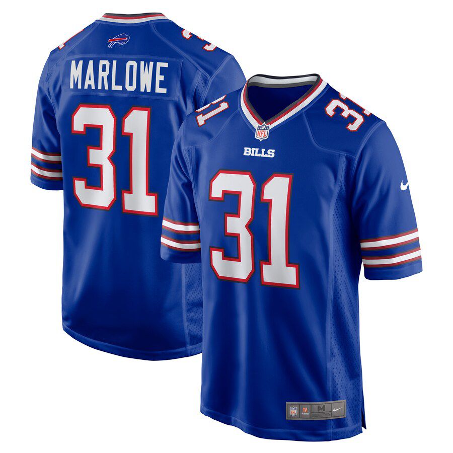 Men Buffalo Bills 31 Dean Marlowe Nike Royal Game Player NFL Jersey